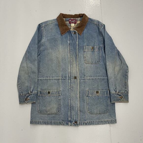 Vintage Other - Vintage 90s Denim & Co Blue Workwear Barn Chore Coat